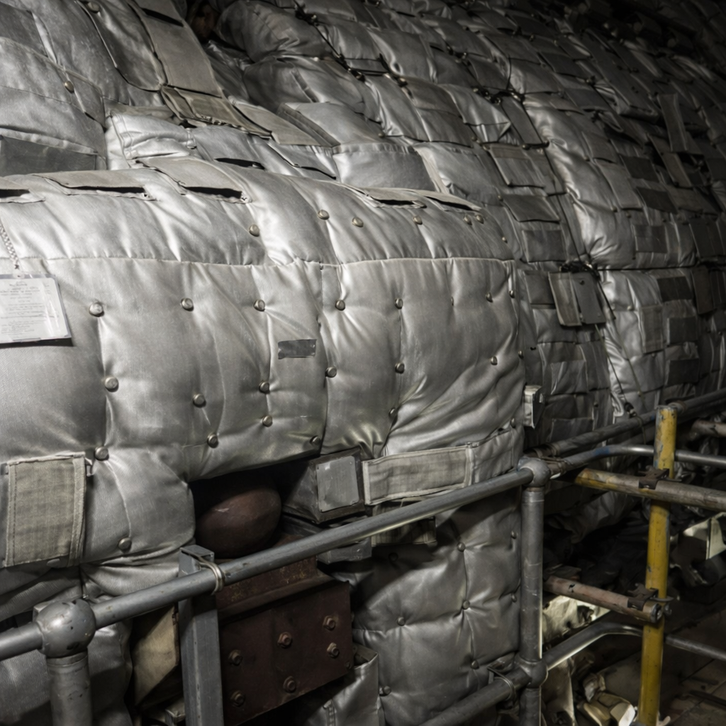 Ceramic fibre insulation
