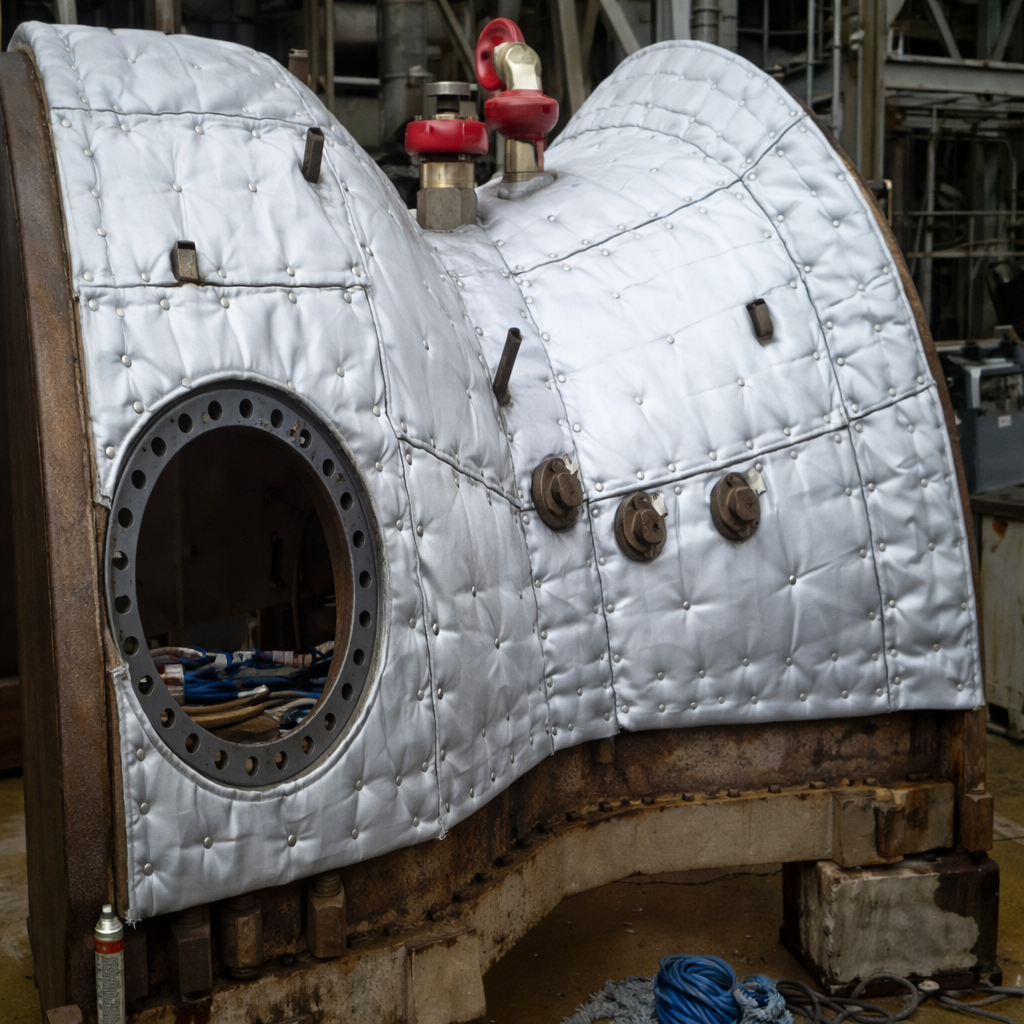 Turbine casing insulation